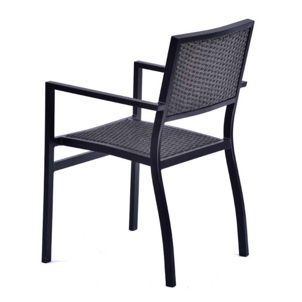 Oxford Rattan Arm Chair - Grey