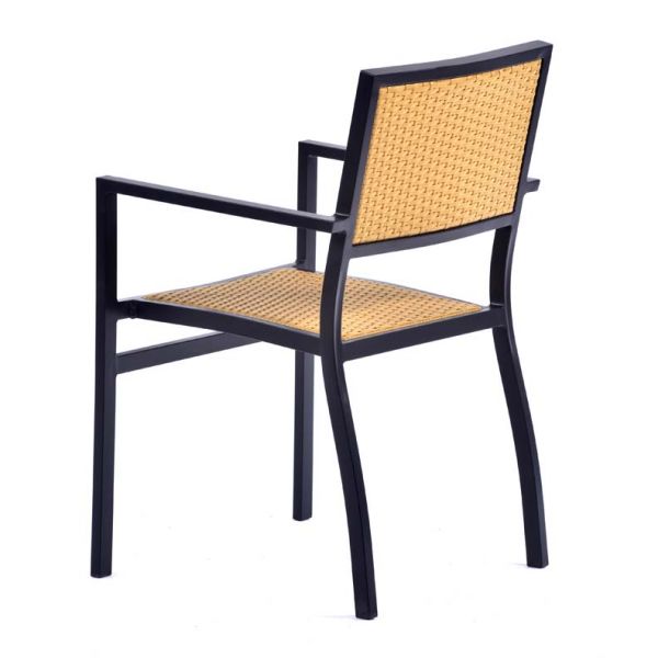 Oxford Rattan Arm Chair - Teak Look