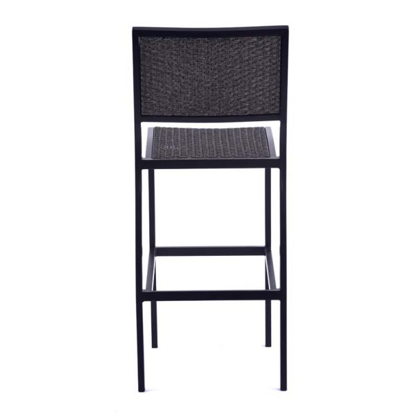 Oxford Rattan Bar Chair - Grey