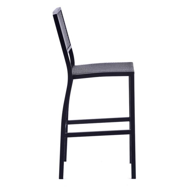 Oxford Rattan Bar Chair - Grey