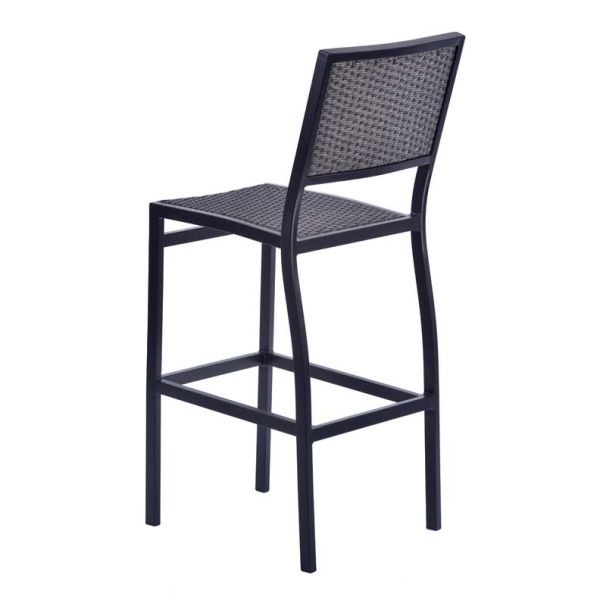 Oxford Rattan Bar Chair - Grey