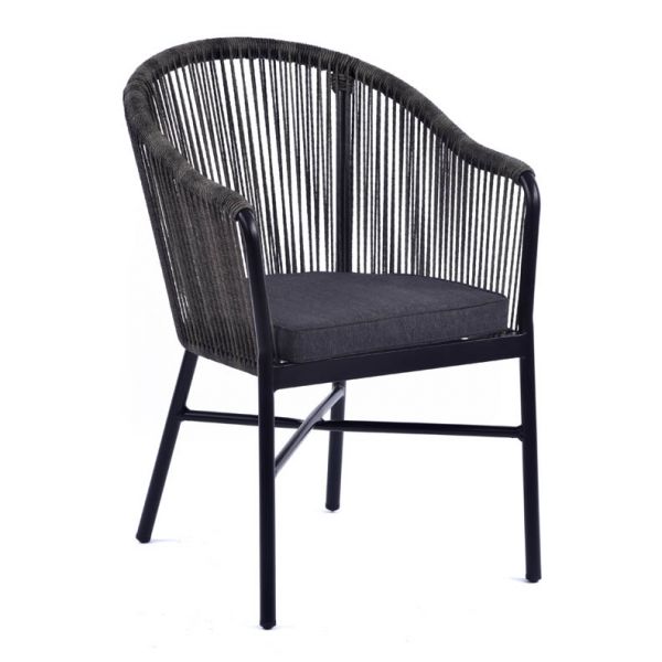 Fleet Rope Arm Chair Grey