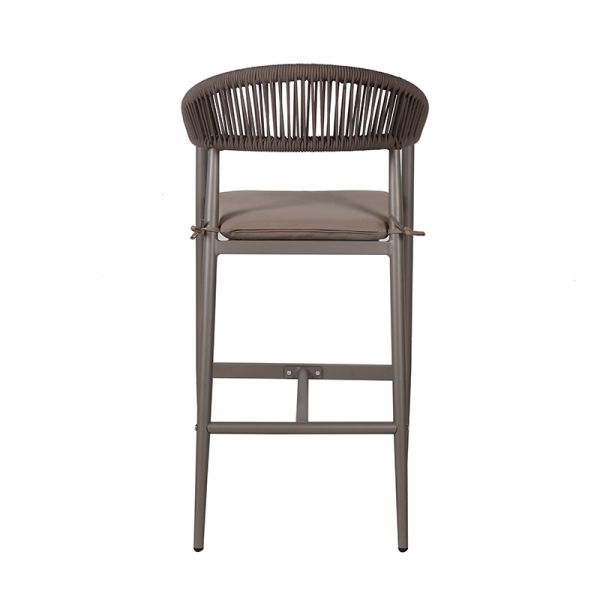 Rope Weave Bar Chair - Taupe