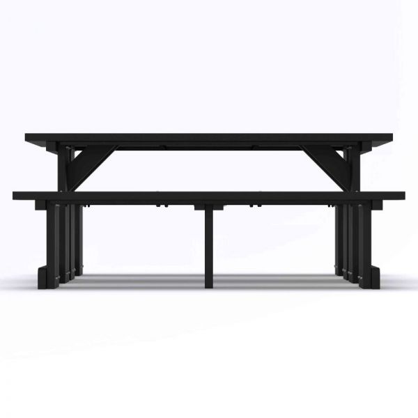 Eco Charlie Walk-In 8 Seat Recycled Plastic Picnic Table 180cm