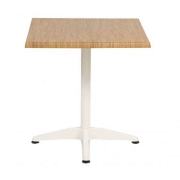 Rudy Table Base - 25 x 25cm Steel Top - Commercial Standard - White