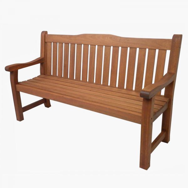 Boston Classic Bench 160cm - Straight Backed - Durable Hardwood Bench