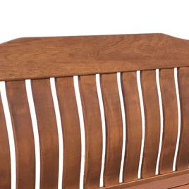 Boston Comfy Bench 160cm - Curved Back - Durable Hardwood Bench