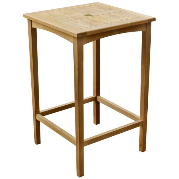 Warwick Square Bar Table - 70 x 70cm Grade A Teak - Flat Packed