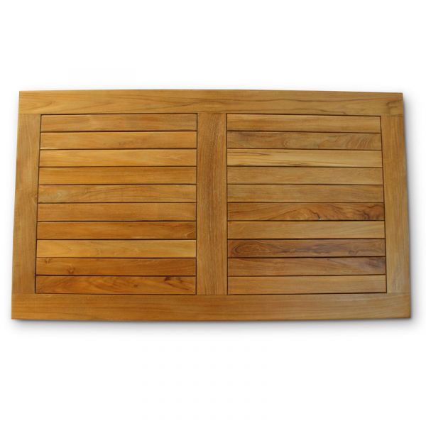 Teak Tabletop Rectangular - 120 x 70cm - Grade A Teak