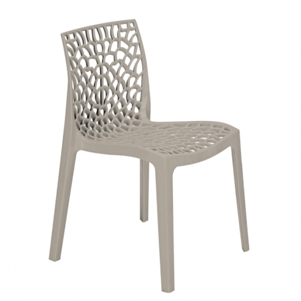 Neptune Side Chair - High Quality Polypropylene - Restaurant / Café - Jute