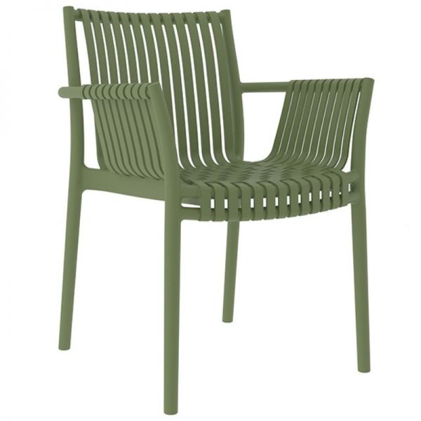 Victor Stackable UV Resistant Polypropylene Armchair 