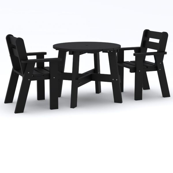 Eco Ivan Round 90cm Recycled Plastic Table