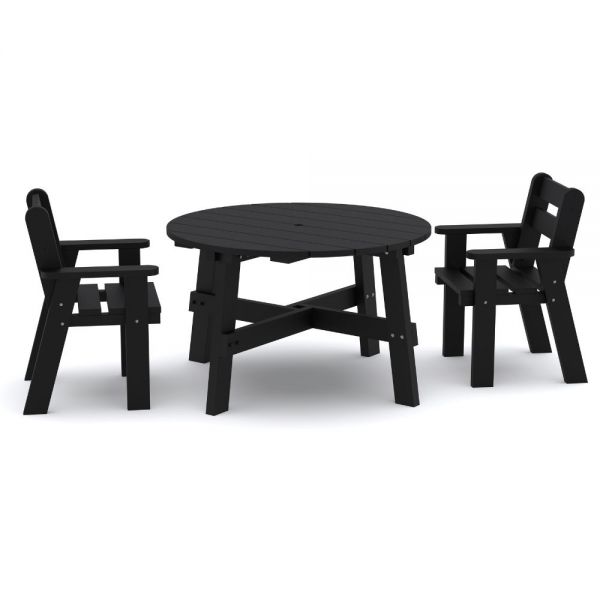 Eco Ivan Round 120cm Recycled Plastic Table