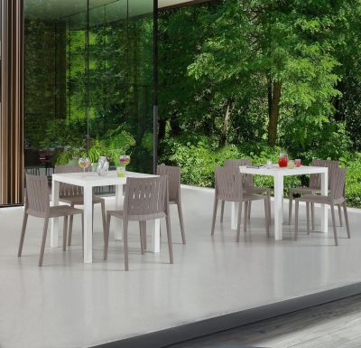 Elite Polypropylene Side Chair - Anthracite