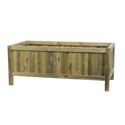 Hampton Heavy Duty Rectangle Planter - 100 x 50 x 40cm Green