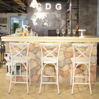 Chia Bar Chair Vintage White