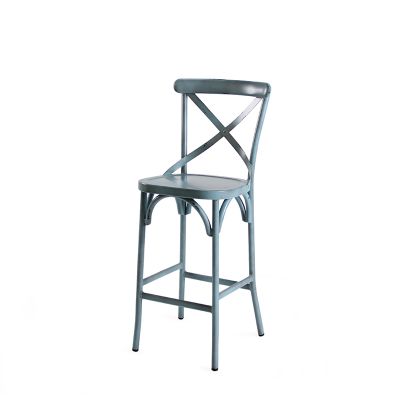 Commercial Vintage Blue Chia Bar Chair For Restaurants, Bars & Cafes