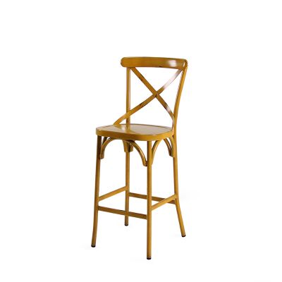 Commercial Vintage Yellow Chia Bar Chair For Restaurants, Bars & Cafes