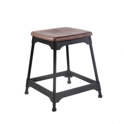 Rochester Steel/Ashwood Side Stool