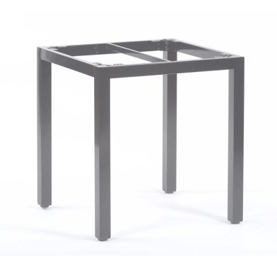Square Table Base Box Frame 4 Leg - 67.5 x 67.5cm - Grey - Suitable for 70 x 70cm Table Tops