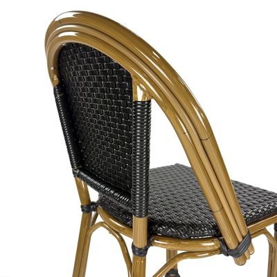 Paris Bistro Bar Chair - Black