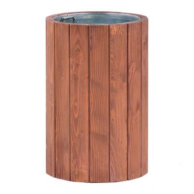 High Quality Wooden Litter Bin - Metal Interior Commercial Quality