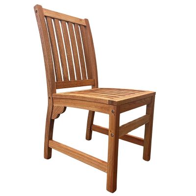 Devon Hardwood Side Chair - Clear Finish