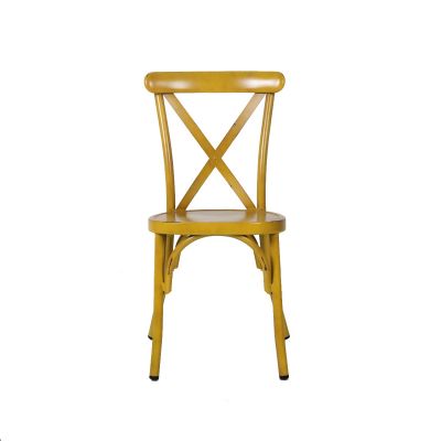 Commercial Vintage Yellow Chia Side Chair For Restaurants, Bars & Cafes