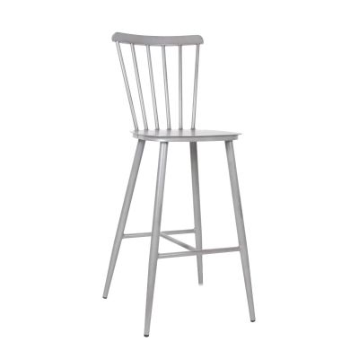 Commercial Vintage Grey Pula Bar Chair For Restaurants, Bars & Cafes