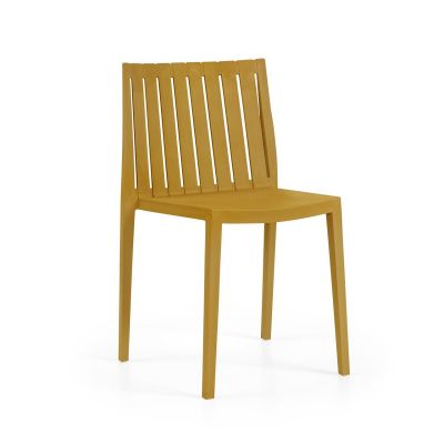 Elite Polypropylene Side Chair - Mustard