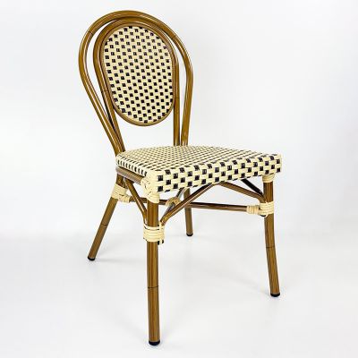Paris Bistro Side Chair - Cream/Brown