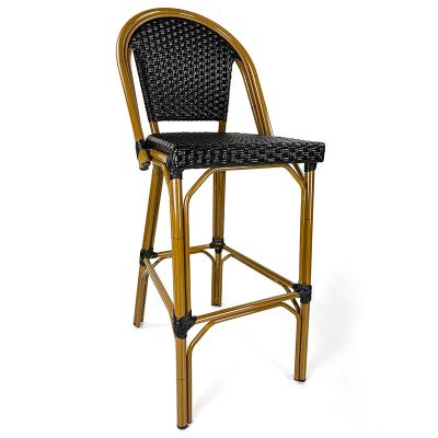 Paris Bistro Bar Chair - Black