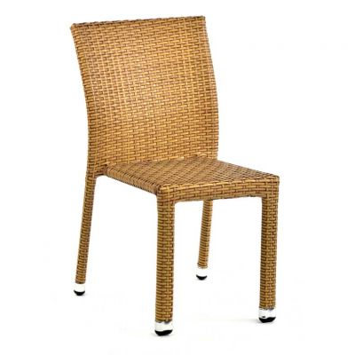 Lagos Rattan Side Chair - Durable Rattan Design -  (Light Brown)