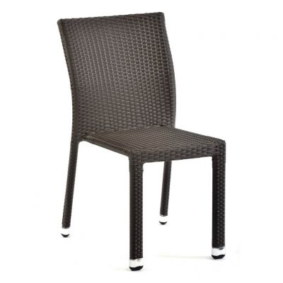 Lagos Rattan Side Chair - Mocca Cream