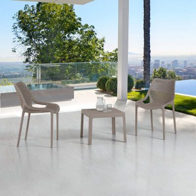 Oxy Side Chair - Durable Polypropylene Chair - Commerical Suitable Easily Cleaned - (Anthracite)