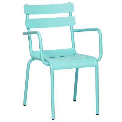 Anzio Aluminium Arm Chair - Blue