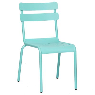 Anzio Aluminium Side Chair - Blue