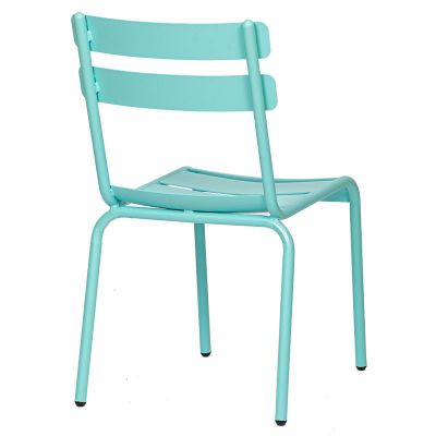 Anzio Aluminium Side Chair - Blue
