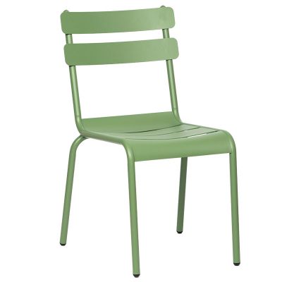 Anzio Aluminium Side Chair - Green