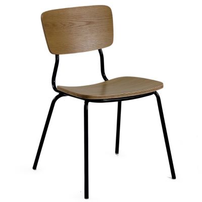 Portland Steel & Plywood Stacking Side Chair