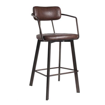 Belper Steel/Faux Leather Commercial Bar Chair