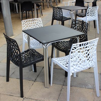 Neptune Side Chair - High Quality Polypropylene - Restaurant / Café - White