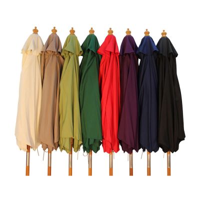 2.5m Wooden Parasol - Various Colours Available