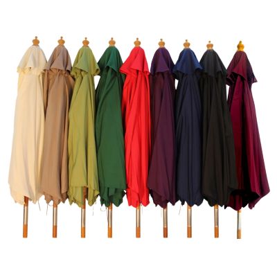 2.5m Wooden Parasol - Various Colours Available