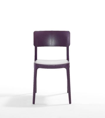 Pano Side Chair - High Quality Polypropylene - Easily Cleaned & Stackable - Purple