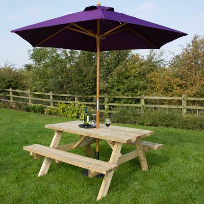 Whitby Picnic Table – Durable Heavy Duty A Frame Pub Table –Suitable for 6 People 1.5M Length