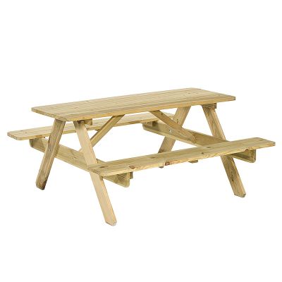 Jersey 6 Seat Dip Treated Pine Picnic Table - Green Pine