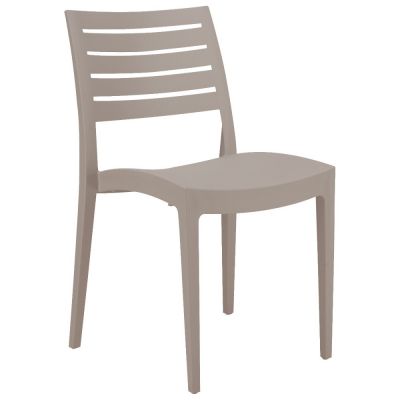 Mars Firenze Side Chair - Polypropylene Durable Seat - Jute