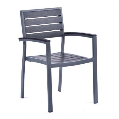 Jay Durawood & Aluminium Arm Chair