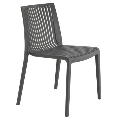 Cool Side Chair - Durable Polypropylene Seat - Stackable - Anthracite